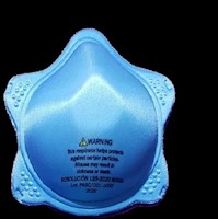 Mascarillas Anatomicas Lavables y Reutilizables  Celeste